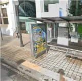 Marquesina publicitaria en el paseo de Ribalta, frente al parque, en Castellón